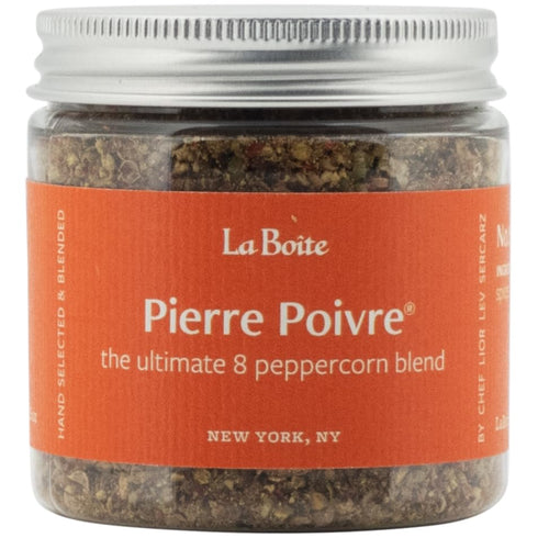 La Boite - PIERRE POIVRE Spice Blend, The Ultimate 8 Peppercorn Blend - Great for grilling, meat, roasting, vegetables - 2.25 oz....