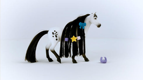 Schleich Horse Club Sofia's Beauties, Knabstrupper Stallion Beauty Horse with Brushable Hair - 8pc Styling Horse Figurine and Playset Accessories ...