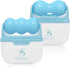 Ice Roller for Face and Eyes Facial Skin Care Tool 2-in-1 Ice Roller for Face & Eyes - Reduces Puffiness, Relieves Migraines, with Travel Case - I...