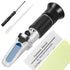 Wine Refractometer,V-Resourcing Hand Held Brix/Alcohol Refractometer with ATC for Wine Making Homebrew Kit, Dual Scale(Brix 0-40%, Alcohol 0-25%)...