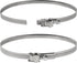 5" Inch Ducting Clamp - 10 Pieces of Adjustable Stainless Steel Duct Hose Clamps with Worm Gear - Wide Diameter Range Fastener for Flexible Ductin...