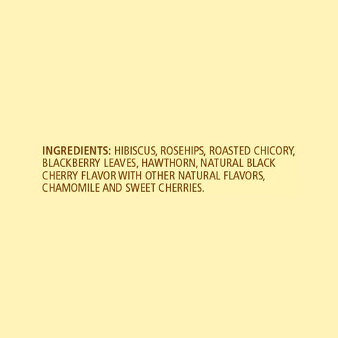 Celestial Seasonings Black Cherry Berry Herbal Tea, 20 Count...