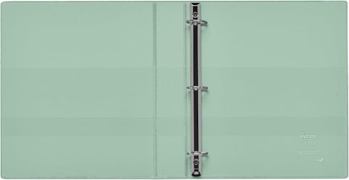 Avery Heavy-Duty View 3 Ring Binders, Customizable Cover, 1.5 Inch Slant Rings, 1 Sage Binder (79819)...