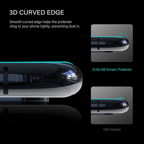 ZUSLAB Privacy Screen Protector Compatible with Apple iPhone 11 Pro, Anti Spy Tempered Glass Screen Protector Full Coverage...