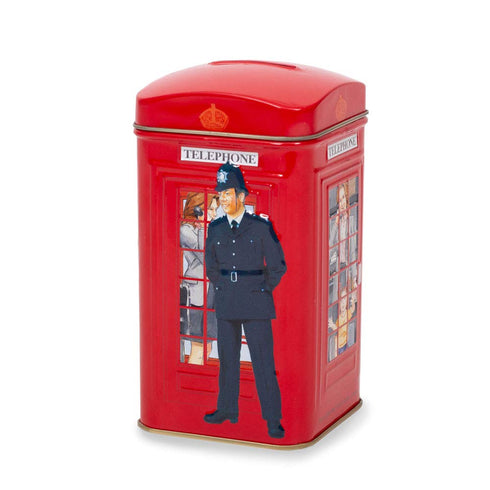 Ahmad Tea London Telephone Box Caddy Gift Tin, 20 Teabag, English Breakfast...