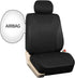 Car Front Seat Covers, Black Universal Fit Seat Covers for Sedan, Truck, SUV 1 Pair of Cloth Bucket Seat Covers...