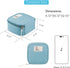 4pcs Cute Small Travel Sanitary Holder Girls Waterproof Cosmetic Jewelry Bags Lipsticks Electronics Makeup Organizers for Women, Multicolor...