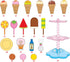 PowerTRC 22 Pcs Sweet Treats Ice Cream and Desserts Tower Playset | Perfect for Kids' Playtime Adventures with Popsicles and Ice Cream Delights!...
