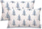 Christmas Pillow Covers 12x20 Inch Set of 2, Blue Xmas Trees White Farmhouse Decorative Throw Pillowcases for Home Sofa Couch Cushion Decoration G...