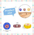 PH PandaHall 260Pcs 8mm Assorted Lampwork Beads Millefiori Lampwork Glass Beads Loose Bead Flat Round Spacer Bead for Necklace Earrings Jewelry Ma...