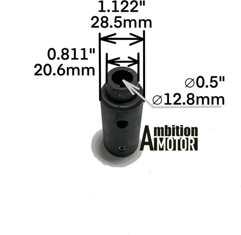 Salt Spreader Spinner Hub Replaces Buyers 3007809 for TGSUV1B with Installed Set Screw...