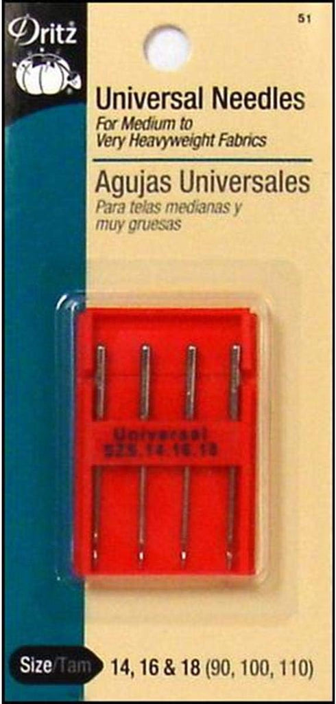 Dritz Universal Machine Needles, Sizes 14, 16 & 18, 4 Count...