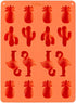 Wilton Mini Tropical Candy Mould, Silicone, Coral, 16 Holes...