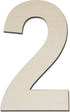 12 Inch Large Wood Number Sign 2, Unfinished Blank Wooden Slice Board for DIY Crafts Home Birthday Decorations Props...