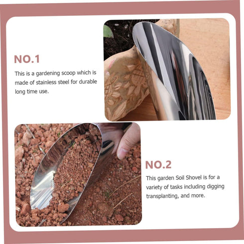 2pcs Soil Shovel Succulent planters Lawn Tools Mini Succulent Plants Soil Scoop Gardening Shovel Cup Bonsai kit Cultivation Soil Spade Shovel for ...