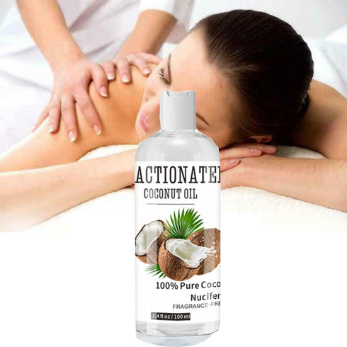 Nourishing Hydrating Coconut Oil Organic - 100% Pure & Natural Premium Grade Coconut Carrier Oil for Hairs Skin Body Moisturizing Essential Oils M...