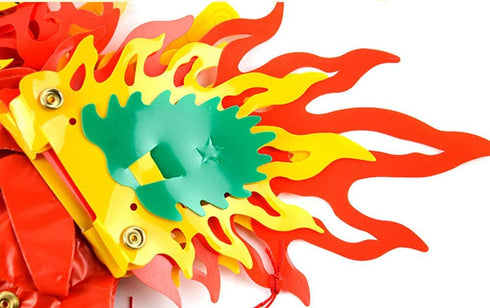 AMS 3D Chinese New Year Paper Dragon Garland Hanging Decoration New Year Party Ornaments(39 inch)...