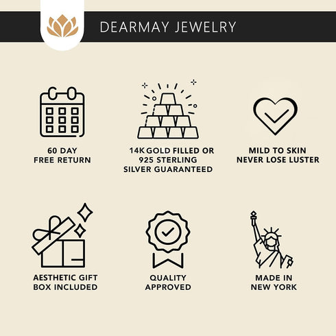 DEARMAY Dainty Cross Necklace for Women, Dainty 14k Gold Filled/Silver Cross Necklaces for Women Simple Layered Small Cross Choker Necklace Thin C...