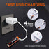 3.7V 3200mAh USB Rechargeable Lithium lon Battery for Flashlights, Headlamps, Bike Lights, Bluetooth Speaker Etc...
