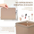 AURUZA Travel Silicone Makeup Bag, Portable Cosmetic Bag for Women and Girls, Fashion Travel Toiletry Bag for for Makeup, Beauty Tools, and Brushe...
