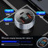 72W USB C Car Charger, 3 Ports 12V USB Charger Dual QC3.0 and 36W PD Metal Mini Fast Car Charger Adapter with LED Voltmeter for 12V~24V Vehicles (...