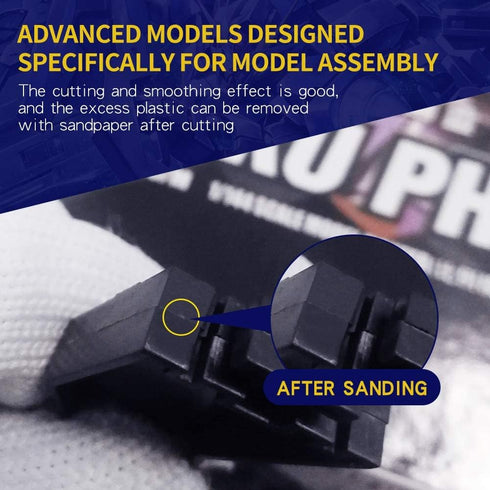 stedi 4.7-inch Model Nipper, with Sharp Thin Blade and Blade Case Plastic Model Tools, Sprue Cutter for Gundam Building Repairing and Fixing, Blac...
