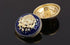 10PCS Clothes Buttons - Fashion Sewing Button Round Shaped Metal Button Set for Men Women Blazer, Coat, Uniform, Shirt, Suit and Jacket (Blue, 15m...