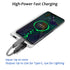 Multi Charging Cable, 100W 6-in-1, USB to USB-C, Lightning, Micro USB, USB-C to USB-C, Keychain Charger, Fast Charging, Portable......