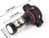 Alla Lighting 2400 Lumens 5201 DRL PS24WFF 5202 LED Fog Lights Bulbs, 6000K Xenon White PS19W 12085C1 Fog Lamps Replacement...