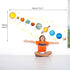 Decowall DS8-1307 Planets in The Space Kids Wall Decals Wall Stickers Peel and Stick Removable Wall Stickers for Kids Nursery Bedroom Living Room...