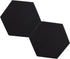 Hexagon Felt Bulletin Board, 8.7"x7.5"x0.35" 2 Pack Self-Adhesive Tiles Pin Board for Office Home School Decor Stickers Memos Photos Display(BK-19...