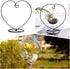 Ornament Display Stand Home Wedding Decoration Rack Plant Display Stand Heart Shaped Holder for Hanging Glass Globe Ball Air Plant Terrarium Ornam...