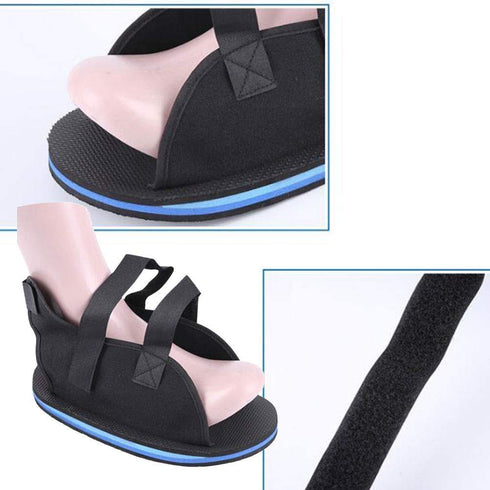 Cast Shoe Foot Fracture Support Open Toe Plaster Cast Boot Post Op Shoe Toe Valgus Surgical Fixed Gypsum Shoe Walking Boot for Foot Injuries Stabl...