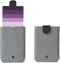 DesignNest DAX wallet, Cascading pull-tab wallet, Slim wallet, Hold upto 6 cards, small wallet, Card holder, Purse (PurpleGrey, Polyester)...