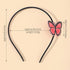 Butterfly Headband for Girls Glitter Butterfly Hair Bands Spring Summer Shiny Hair Bands Bling Head Bands Wedding Birthday Party Favors(Black)...