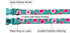 Dog Collar and Leash Set, Rose Pattern, Polyester Material, 5ft Matching Leash, for Small Dogs.(S, Green Rose Set)...
