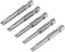 U Shaped Screwdriver Bit Set, 5 Pcs S2 Alloy Steel 50mm Length 1/4" Hex Shank U shaped Magnatic Screwdriver Bits Set U Shaped Magnetic Power Tools...