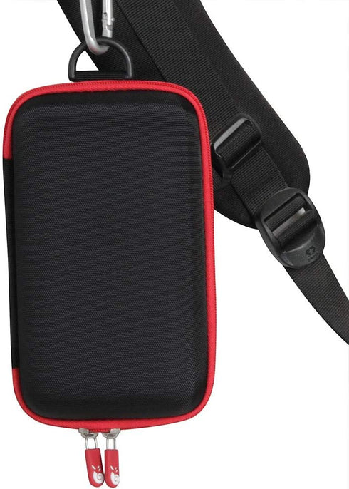 Hermitshell Hard Travel Case for Ekrist/LanLuk Portable Charger Power Bank 25800mAh (Black + Red Zipper)......