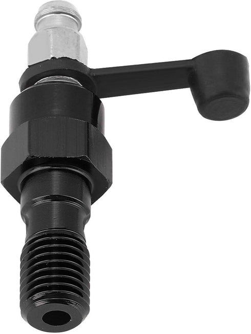 Qiilu Banjo Bolt Bleed Screw, M10x1.0mm Motorcycle Brake Master Cylinder Caliper Bleed Screw Nipple Banjo Bolt + Dust Cap Universal For Kawasaki/S...