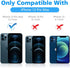 imluckies Camera Lens Protector for 6.7" iPhone 12 Pro Max Tempered Glass, HD Clear & 9H Hardness, Case-Friendly, Scratch Resistant, Easy Installa...