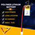 3.7V 70mAh 451220 Lipo battery Rechargeable Lithium Polymer ion Battery Pack with JST Connector...