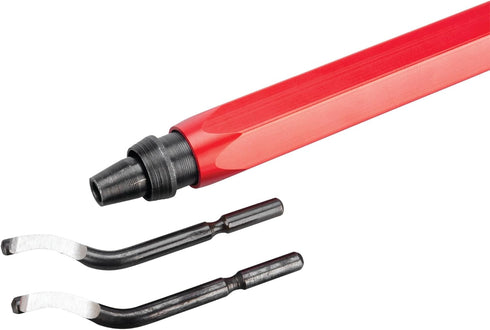Performance Tool W2960 Pipe Reamer and Deburring Tool for Metal, PVC, and Conduit with Swivel Head and Quick Release Blade Change...