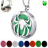 Essential Oil Diffuser Necklace - Aromatherapy Stainless Steel Spider Pattern Locket Pendant Jewelry Set for Birthday Christmas Halloween Women Me...