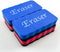 Magnetic Whiteboard Erasers, 4-Pack, Red and Blue, Long-Lasting Magnet for Dry Erase Board...