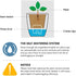 Self Watering Planter , FENGZHITAO African Violet Pots, Clear Plastic Automatic-Watering Planter Flower Pot Square Plant Pot for All House Plants,...