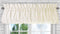Ellis Curtain Stacey Sheer Balloon Valance, 60" x 15", Ice Cream...