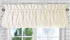 Ellis Curtain Stacey Sheer Balloon Valance, 60" x 15", Ice Cream...