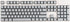 104 Key SA Profile ANSI ISO Double Shot Shine Through Ball Shape Keycaps Suitable for Standard MX 104 87 61 Keyboard (Light Gray)...