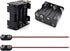 SDTC Tech 2-Set 8X 1.5V AA Battery Holder and I Type Snap Connector Kit 12 Volt Thicken Plastic Battery Case Box...