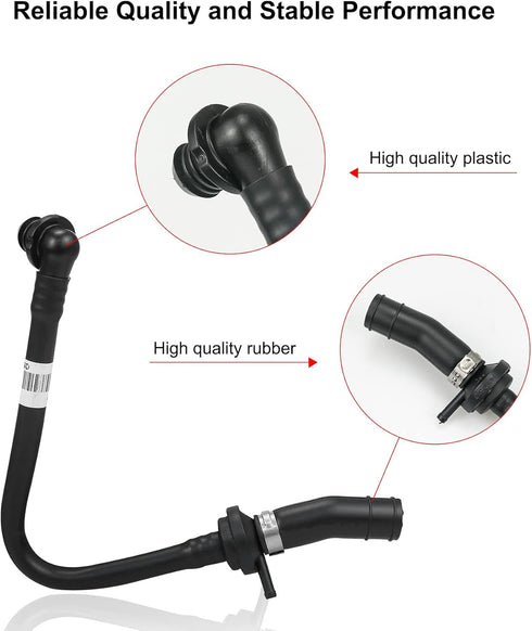 Brake Booster Vacuum Hose Fit for VW Jetta Golf Beetle ALH TDI Audi, J0612041GD...